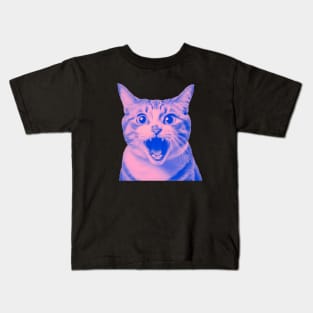 Funny Cat Meme Scared Kids T-Shirt